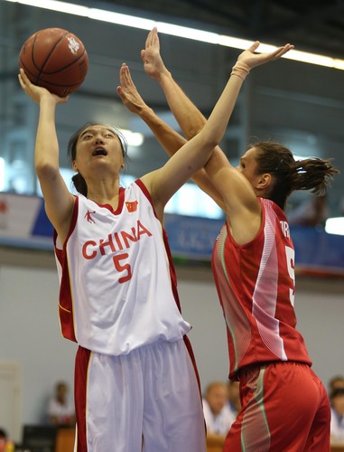 高清:世界大学生运动会中国女子篮球队未能出