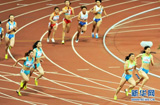 全運女子4X100米江蘇隊奪冠