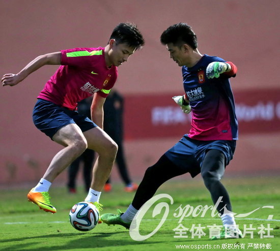 广州恒大积极备战世俱杯 使用巴西世界杯用球