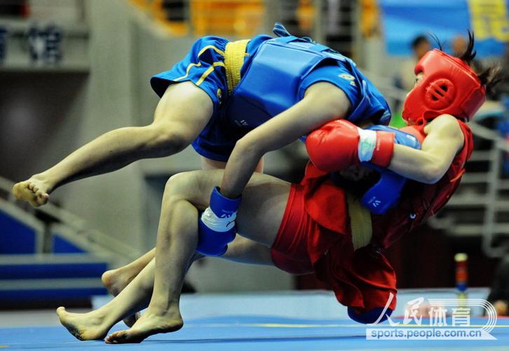 高清:2014年全国女子武术散打锦标赛在昆山举