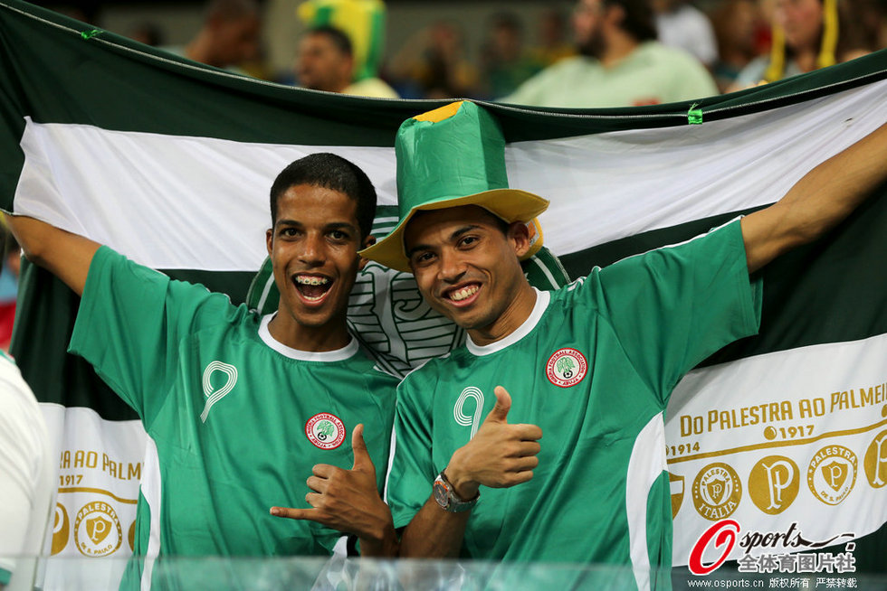 高清:世界杯尼日利亚vs波黑 两队球迷激情助威