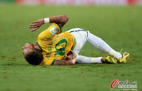 内马尔重伤告别世界杯