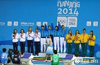中国队获4X100混合泳冠军