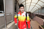 中国游泳队出征亚运会