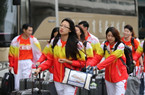 中國女排出征仁川亞運會