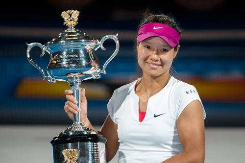 李娜在2014年澳大利亚网球公开赛