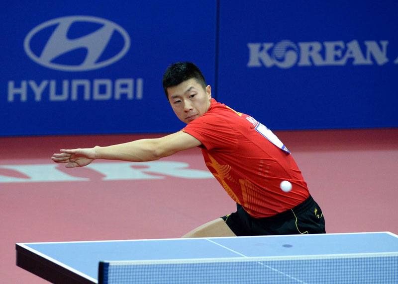组图:亚运乒乓球男团 中国3-0完胜韩国成功卫冕