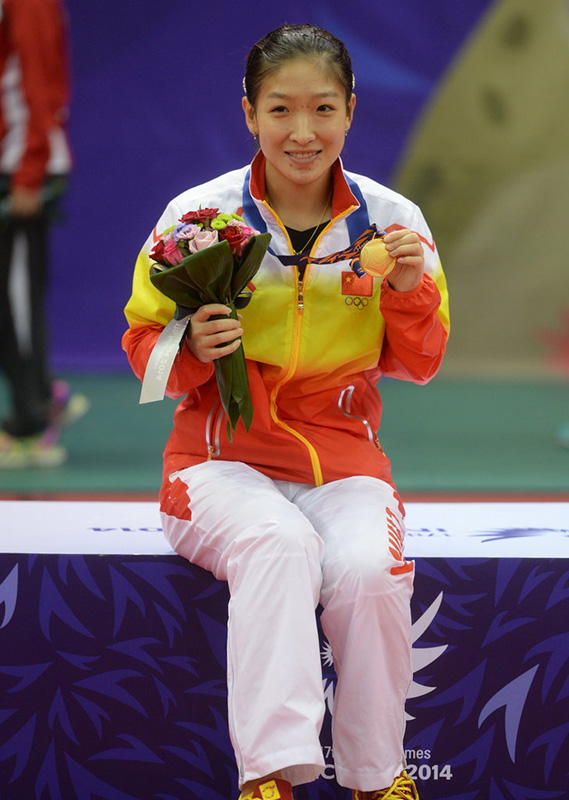 劉詩雯獲得金牌