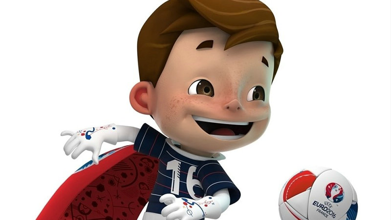 高清:法国欧洲杯吉祥物公布 可爱小男孩尚未取名字