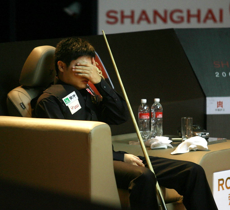 2008年上海大师赛，丁俊晖再次首轮出局