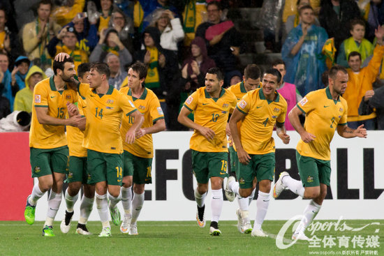 組圖：2015年亞洲杯打響 揭幕戰澳大利亞4-1勝科威特