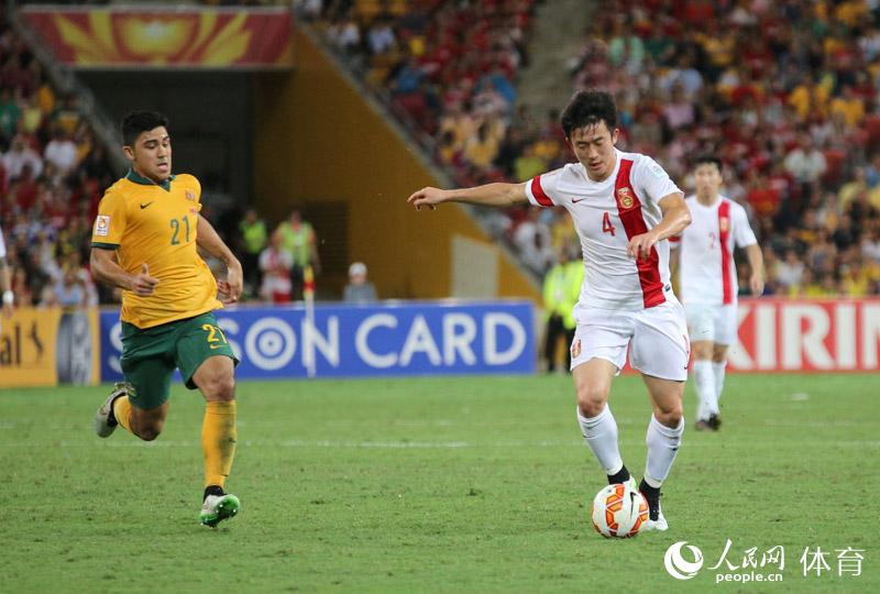 亞洲杯：國足0比2不敵澳大利亞 止步八強（攝影：李一鳴）