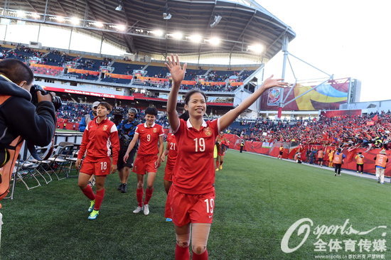 中國女足晉級16強