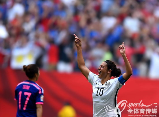 組圖：2015女足世界杯決賽 美國5-2擊敗日本隊奪冠【9】