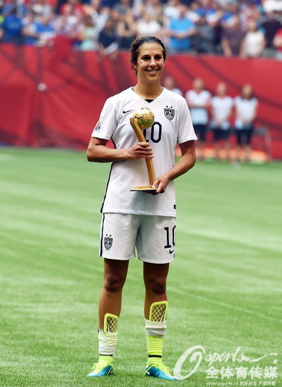 组图：女足世界杯决赛美国5-2胜日本 第三次捧起冠军奖杯