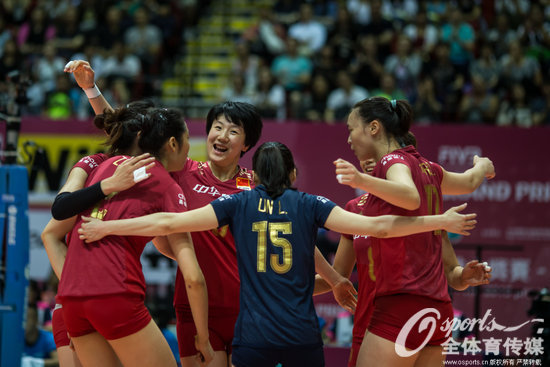 女排大奖赛香港站-中国3-0泰国 预赛七连胜(图