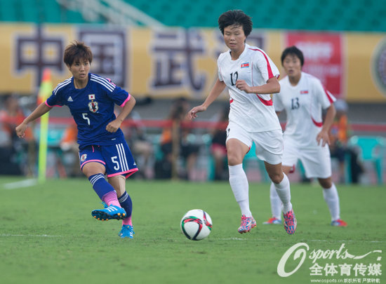 組圖：2015東亞杯揭幕戰 朝鮮女足4-2力克日本【2】