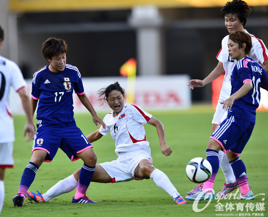 組圖：2015東亞杯揭幕戰 朝鮮女足4-2力克日本【4】