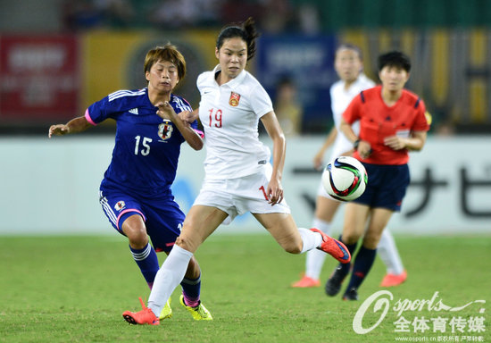 東亞杯-中國女足0-2負日本 三戰皆負慘遭墊底