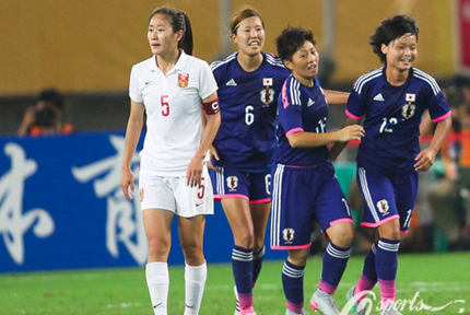 中国女足0-2日本8月8日，中国女足0-2不敌日本，三战皆负积分垫底。【详细】 