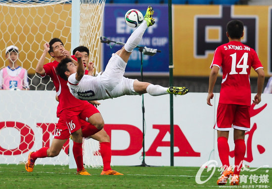 東亞杯-多次錯失破門良機 韓國0-0戰平朝鮮