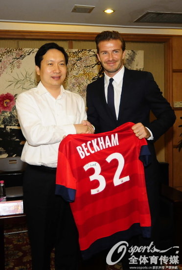 貝克漢姆訪問杭州