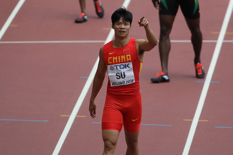 高清:男子4x100米接力预赛 中国队破亚洲记录