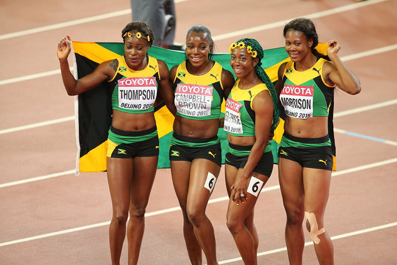 牙買加隊破世錦賽紀錄奪冠