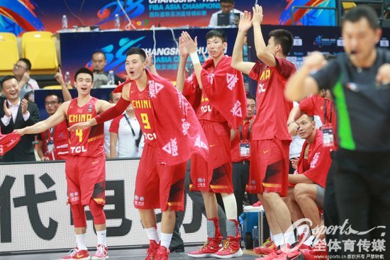 中國男籃輕鬆戰勝印度