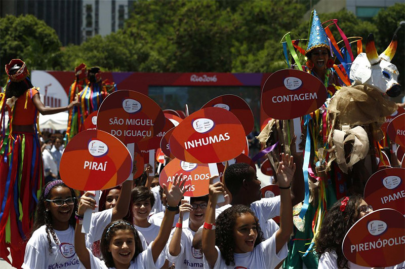 高清：巴西公布奧運火炬傳遞路線 全民狂歡迎奧運【4】