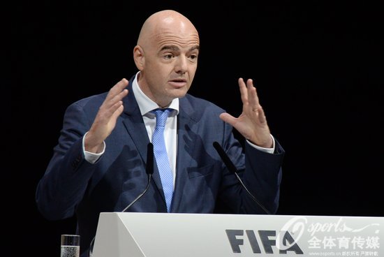 欧足联秘书长因凡蒂诺当选新一任国际足联主席