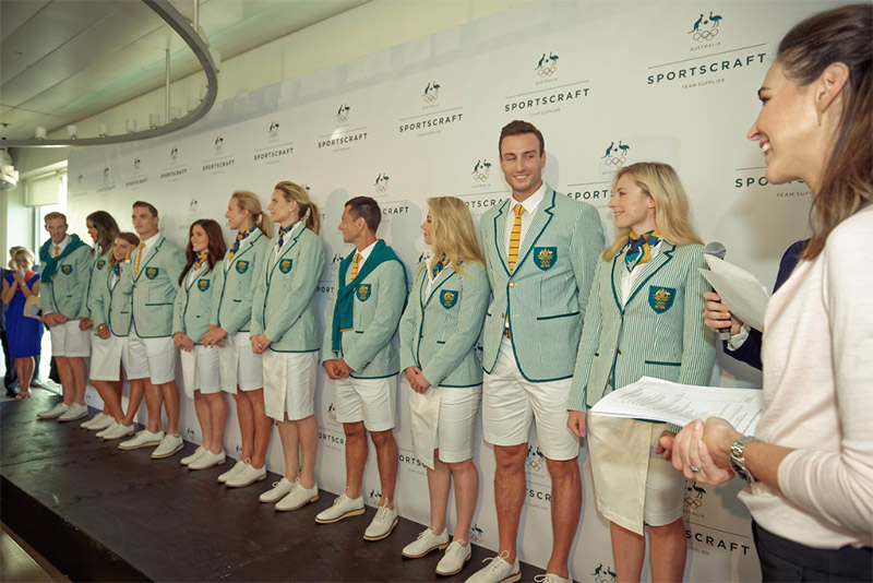 高清：澳大利亞代表團發布2016年裡約奧運會制服【4】