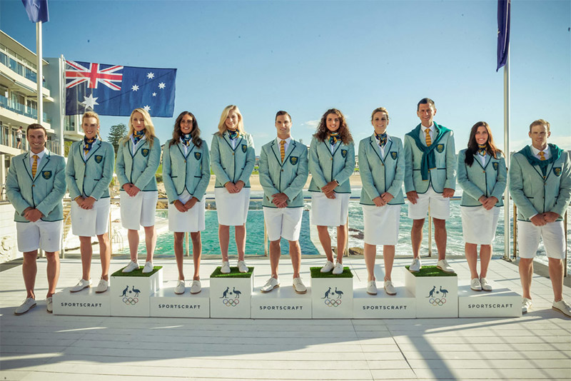 高清：澳大利亞代表團發布2016年裡約奧運會制服【3】