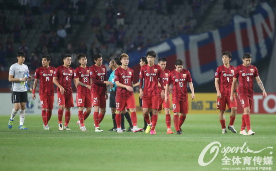 亞冠1/8決賽首回合上海上港客場告負