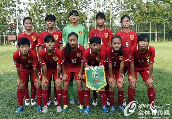 U14�ǽ���-������5�� �й�Ů��18-0��ʤ���������ɡ�6��