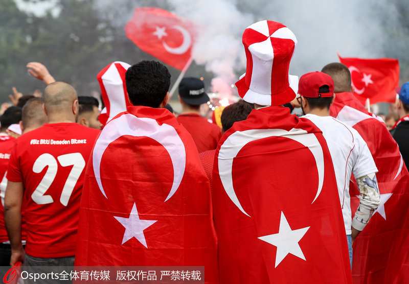 絢麗奪目的土耳其國旗