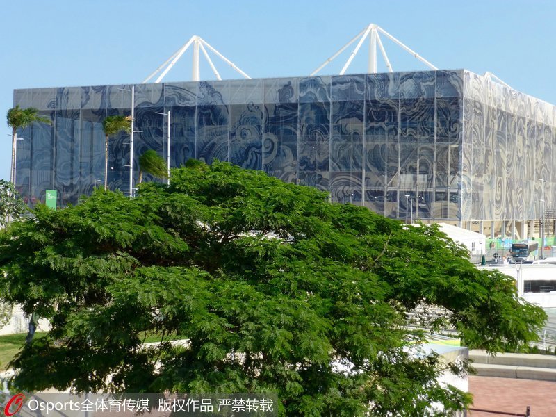高清：里约奥运会前瞻 游泳馆内外部设施曝光