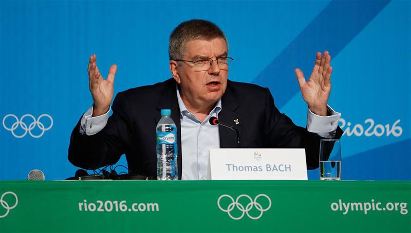 高清：國際奧委會主席巴赫舉行新聞發布會