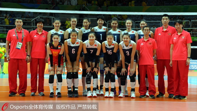 高清:里约奥运女排小组赛 中国首战2-3不敌荷兰