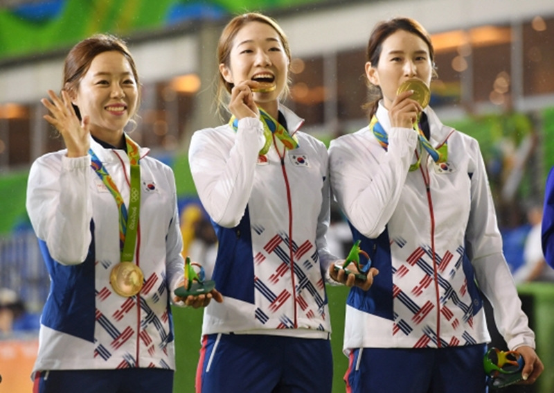 韓國蟬聯射箭女團八連冠。