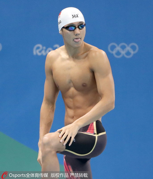 寧澤濤無緣50米自由泳半決賽