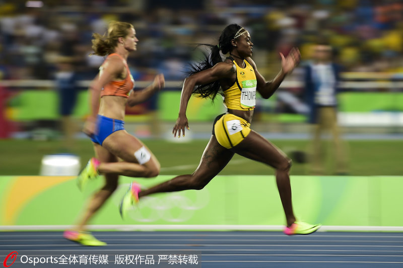 巴西當地時間8月17日晚上，在2016年裡約奧運會女子200米決賽中，牙買加選手湯普森奪冠。