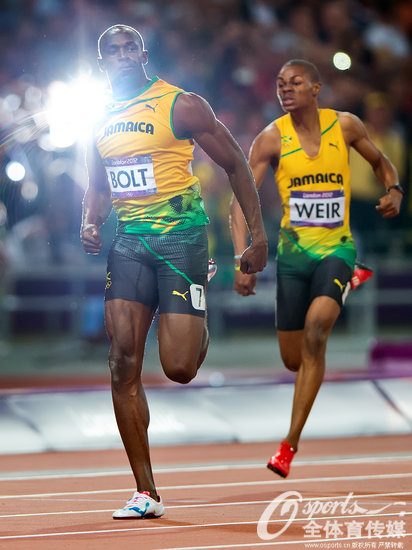 2012年倫敦奧運會，博爾特以19秒32的成績輕鬆奪冠，實現該項目奧運會兩連冠。