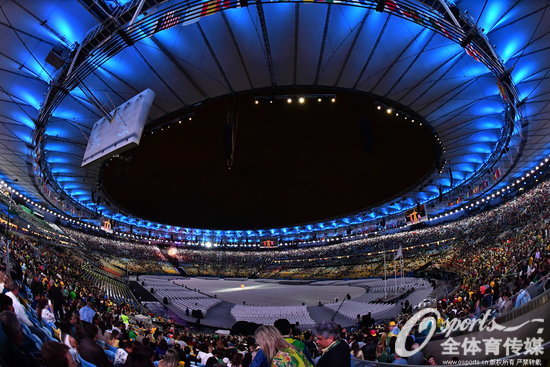里约奥运会闭幕式正在进行