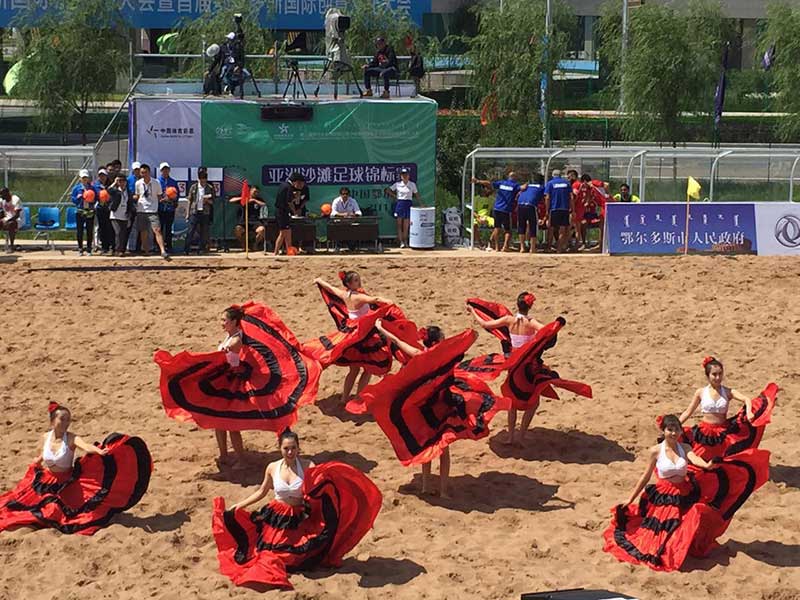 沙滩足球亚锦赛在内蒙古落幕 伊朗夺冠中国队