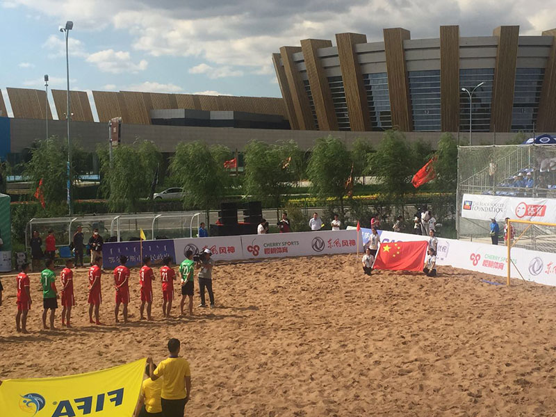 沙灘足球亞錦賽在內蒙古落幕，中國隊獲第六。