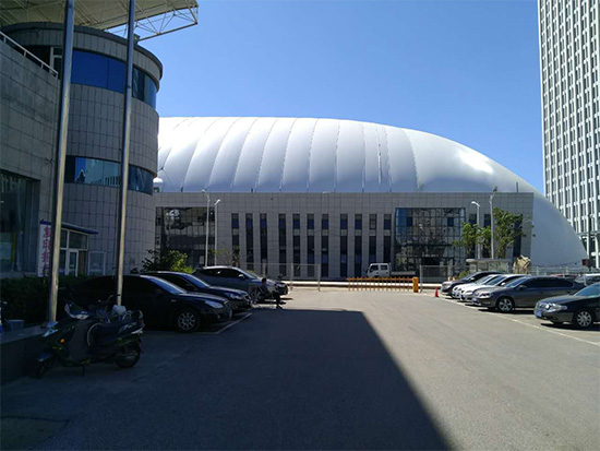東北首座FIFA標准氣膜球場完成充氣 8月底正式開放【4】