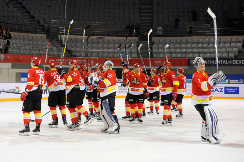 組圖：KHL常規賽 昆侖鴻星主場2：1勝索契【3】