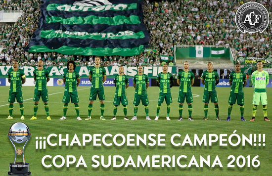 南美足协官方宣布将南美杯冠军授予沙佩科恩