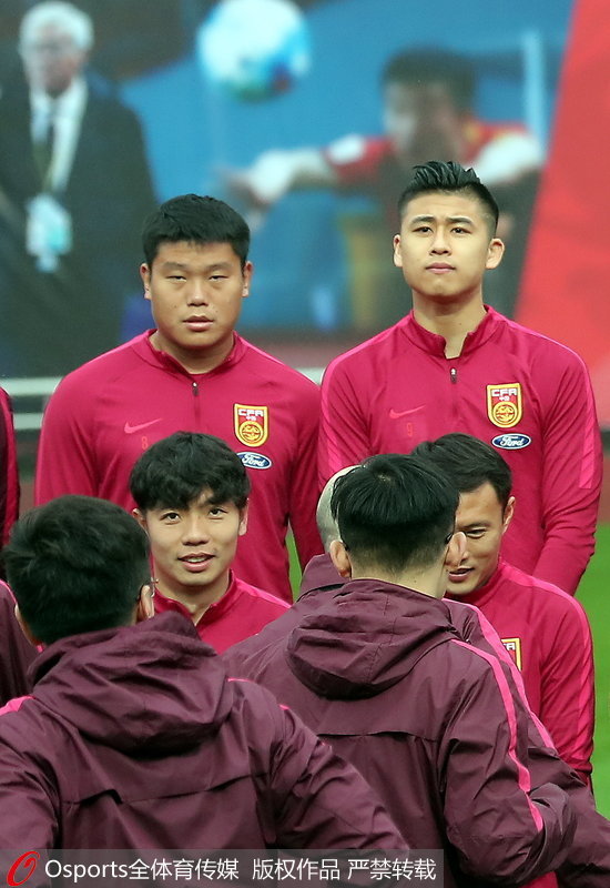 中國男子國家足球隊合影花絮